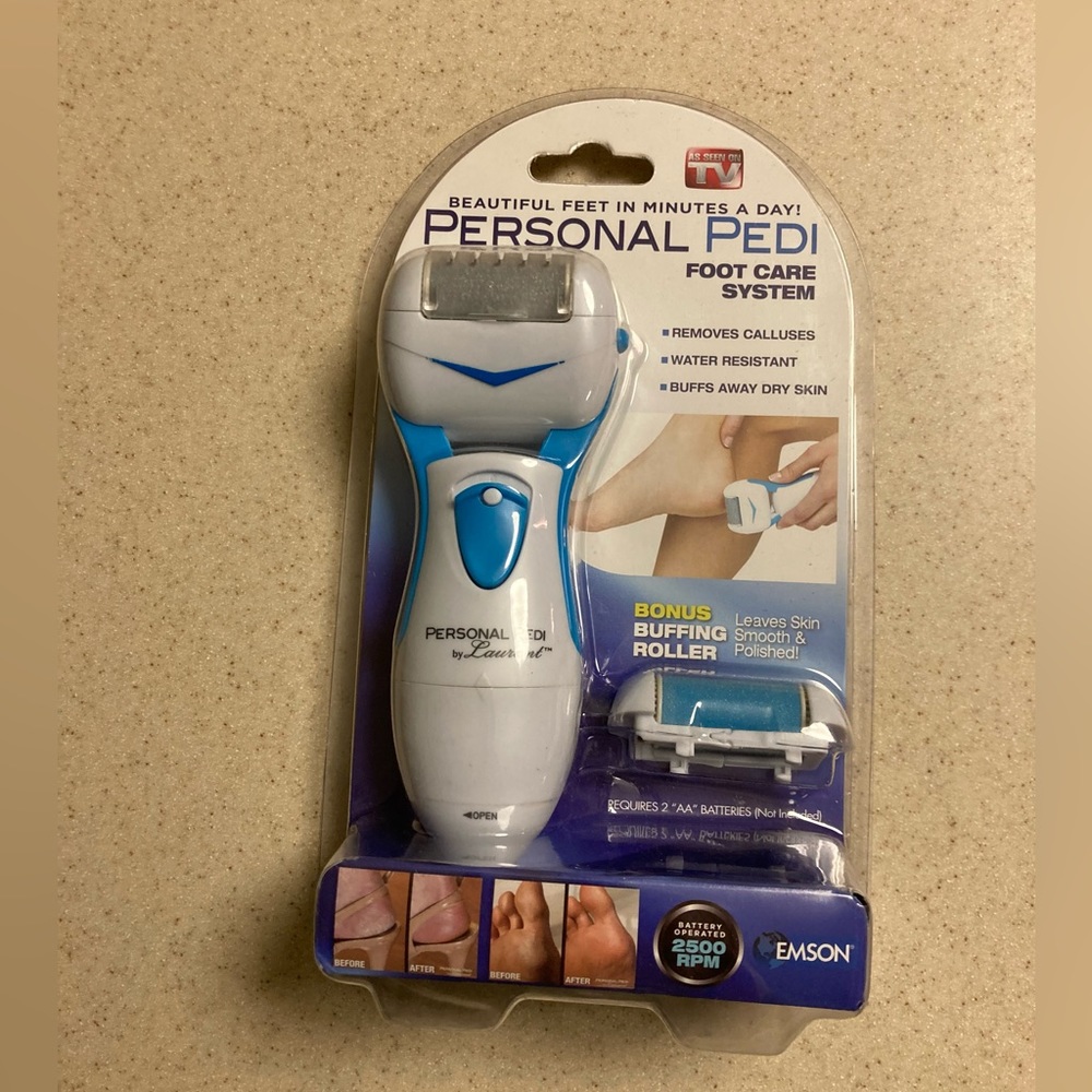 Personal Pedi Foot Care System by Laurant As Seen on TV Buffing Smoothing NEW